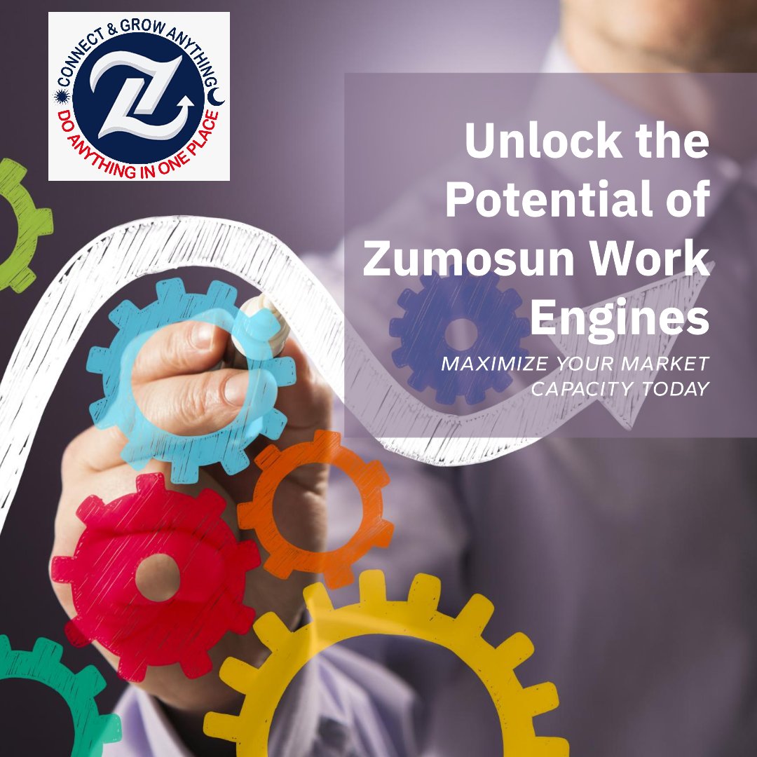 How much market capacity of Zumosun Work Engines?