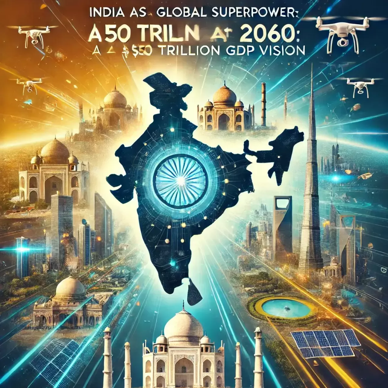 India as a Global Superpower @ 2060: A $50 Trillion GDP Vision, Authored by Prakash Chand Sharma