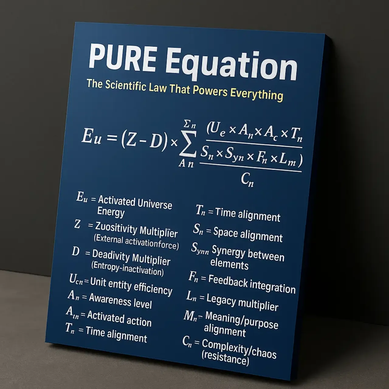 PURE Equation: The Scientific Law That Powers Everything