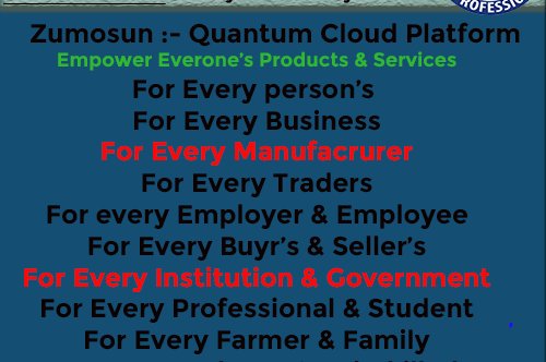 Zumosun business solution for every  business, and company