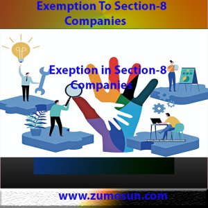 Benefit or exemption for section 8 company
