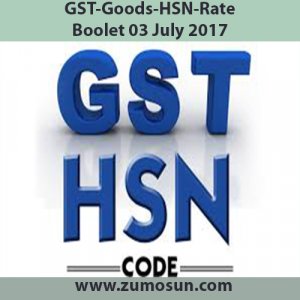 GST rate list for services