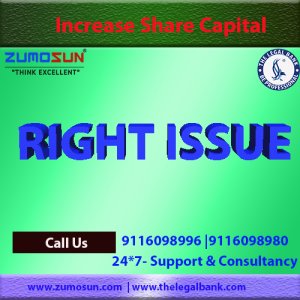 Increase in Paid-up capital- Right Issue- Shares to existing Shareholder 