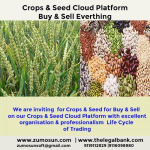 Online Crops & Seeds for buyer & seller at the best price on our standard quality management platform