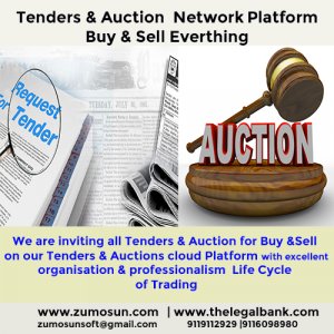 Online Tender & Auction Network for buyer & seller at the best price on our standard quality management platform