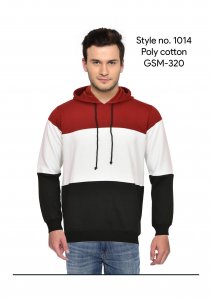 Red White Black  hoodies with custom design Print