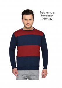 Color Black  Sweatshirts with custom design Print