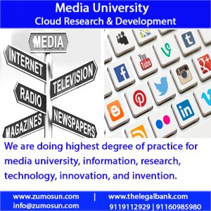 Media University is for best integration of manufactures, businessman, academia, researcher, government, to boost commerce, trade and economy.