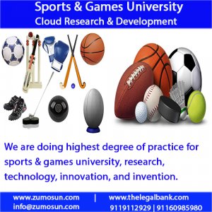 Sports & Games University is for best integration of manufactures, businessman, academia, researcher, government, to boost commerce, trade and economy.