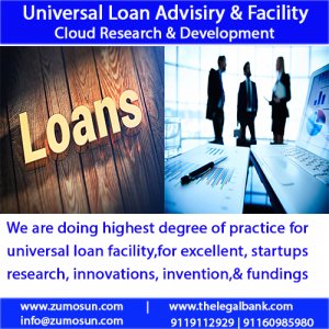 Universal Loan Platform is providing the facilities of mentorship, supports in funding for person, startups, MSME, Businesses at every stage of business.