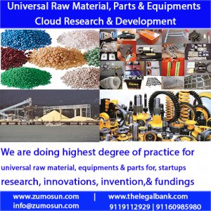 Universal Raw material & equipment Platform is providing the facilities of mentorship, supports in funding for person, startups, MSME, Businesses at every stage of business.