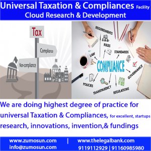 Universal Taxation & Compliances Platform is providing the facilities of mentorship, supports in funding for person, startups, MSME, Businesses at every stage of business