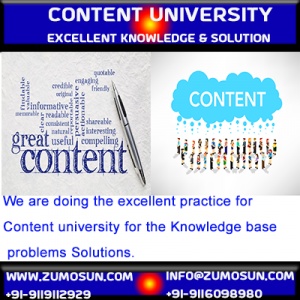 Content University is for best integration of manufactures, businessman, academia, researcher, government, to boost commerce, trade and economy.