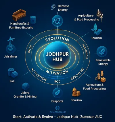 Jodhpur Hub: Business Activation & Export Growth | Zumosun AUC