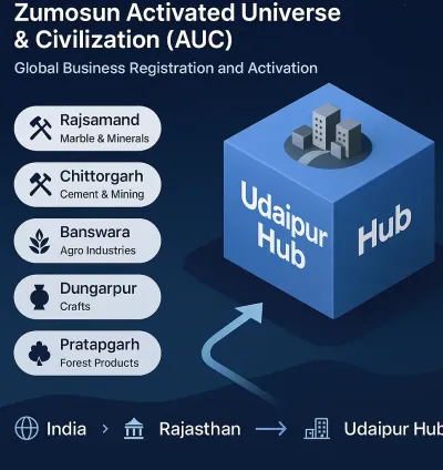 Udaipur Hub: Business Activation, Marble, Tourism & Agro Growth | Zumosun AUC