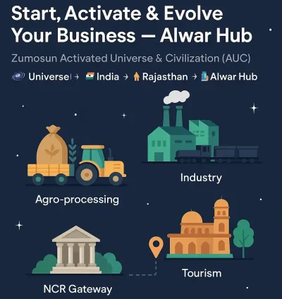 Alwar Hub: NCR Industrial & Agro Growth | Zumosun AUC