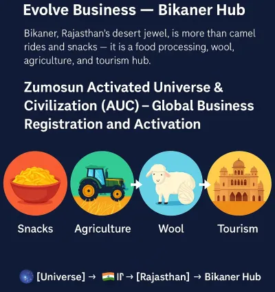 Bikaner Hub: Food, Agro & Wool Growth Engine | Zumosun AUC